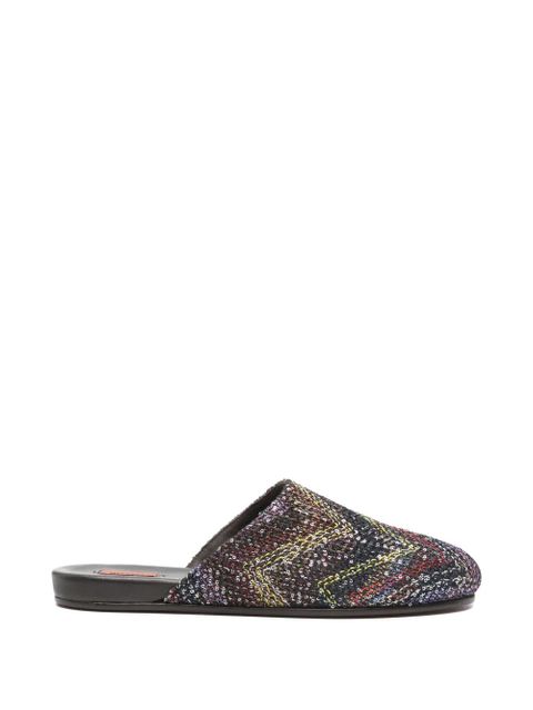 Missoni sequined flat mules - Black - zdjęcie produktu nr 1