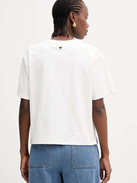 Weekend Max Mara t-shirt bawełniany SABATO - zdjęcie produktu nr 2