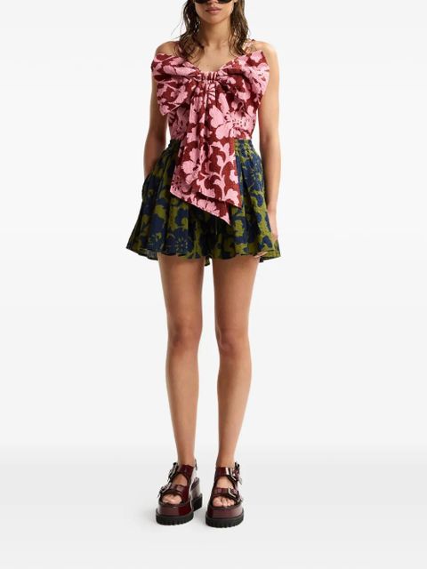 Essentiel Antwerp floral-print bow-detail blouse - Pink - zdjęcie produktu nr 2