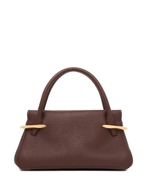 Givenchy mini Pinch leather tote bag - Brown - zdjęcie produktu nr 2