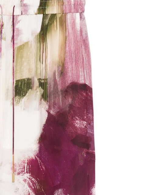 Aje Atomic silk palazzo pants - Neutrals