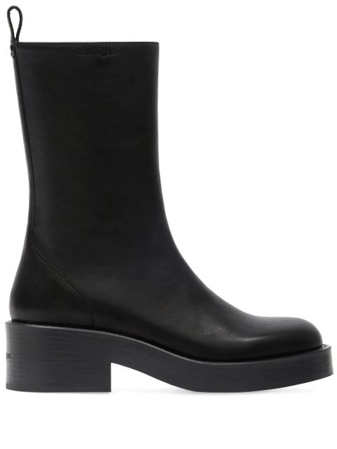 Courrèges Rider leather boots - Black - zdjęcie produktu nr 1