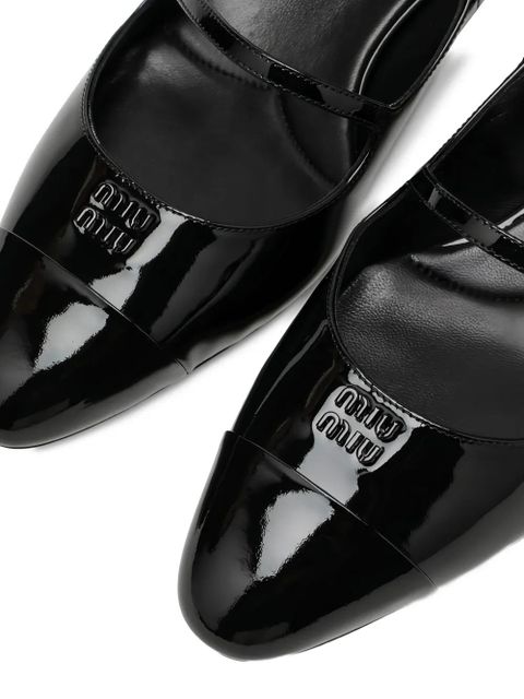 Miu Miu leather pumps - Black