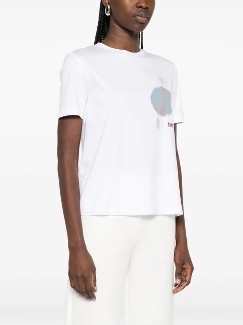 Max Mara graphic print T-shirt - White