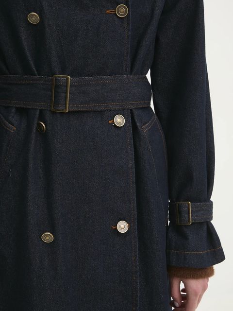 Answear.LAB płaszcz jeansowy