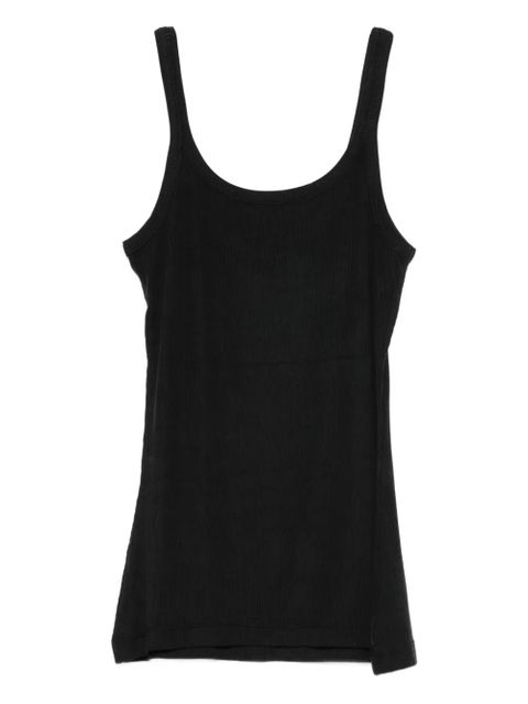 Aya Muse fine-ribbed tank top - Black