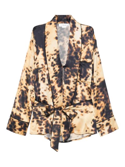 Victoria Beckham printed jacket - Brown - zdjęcie produktu nr 1