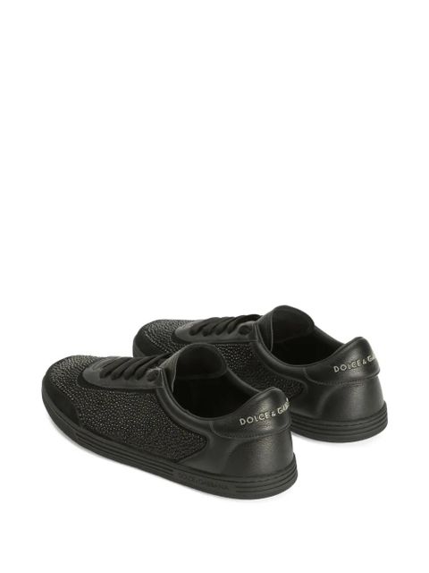 Dolce & Gabbana Saint Tropez light leather sneakers - Black