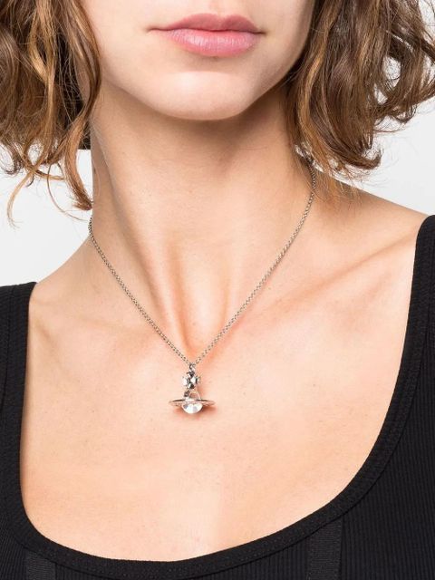 Vivienne Westwood Orb-pendant chain-necklace - Silver - zdjęcie produktu nr 2