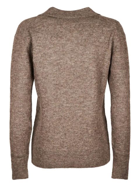 MC2 Saint Barth V-neck sweater - Brown - zdjęcie produktu nr 2