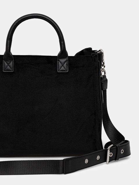 Juicy Couture torebka Iris Velvet kolor czarny BIJIR8944WZC