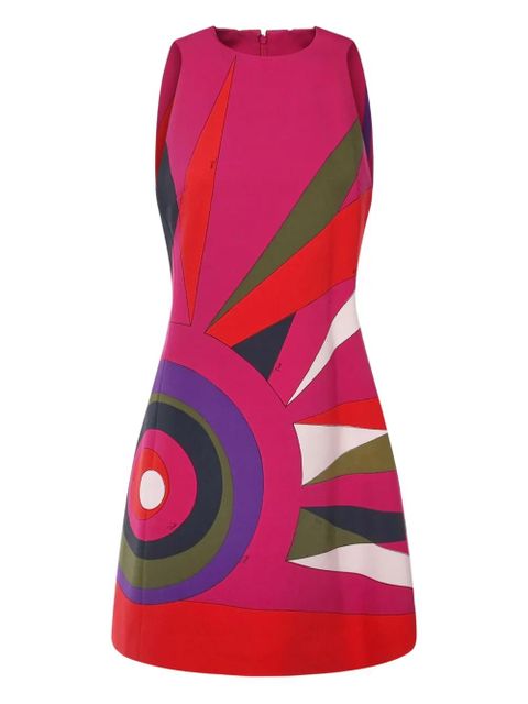 PUCCI abstract-print mini dress - Pink - zdjęcie produktu nr 1