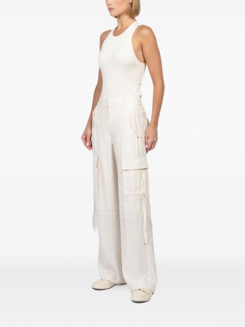 Ulla Johnson Pax cargo-pockets straight trousers - Neutrals