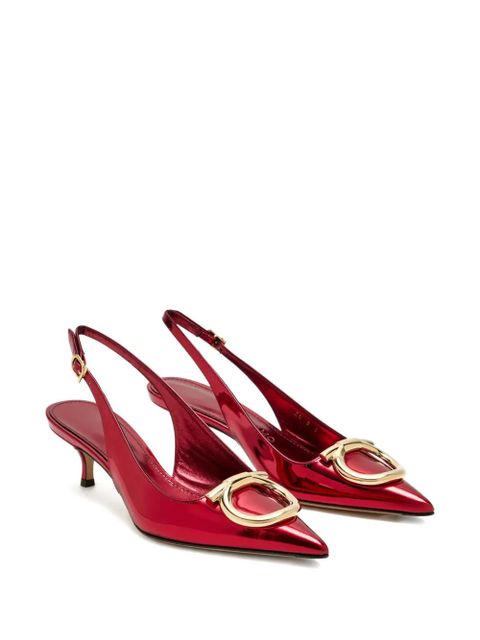 Ferragamo Sara slingback pumps - Red - zdjęcie produktu nr 2
