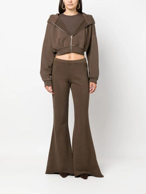 ENTIRE STUDIOS washed-effect flared trousers - Brown - zdjęcie produktu nr 2