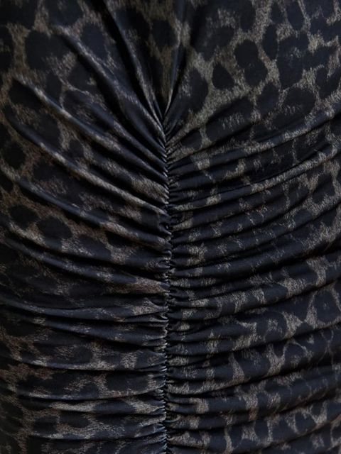 Essentiel Antwerp Ibys ruched asymmetric maxi dress - Black