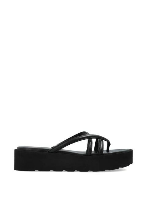 Gianvito Rossi platform strappy sandals - Black - zdjęcie produktu nr 1