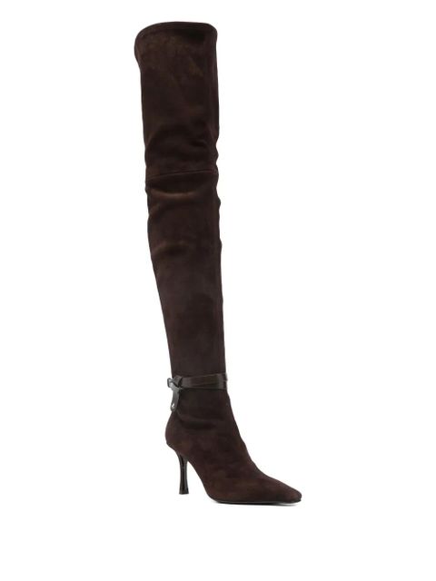 Jimmy Choo 85mm Camie boots - Brown