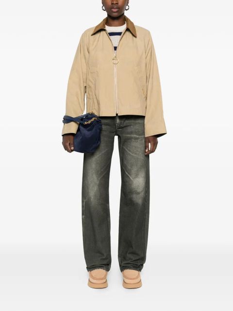 Barbour Catlin corduroy-collar zip-fastening jacket - Neutrals - zdjęcie produktu nr 2