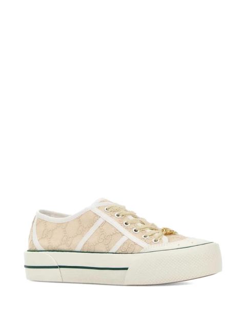 Gucci lace platform sneakers - Neutrals - zdjęcie produktu nr 2