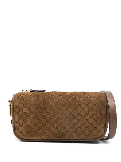 Gucci mini GG-logo cross body bag - Brown - zdjęcie produktu nr 1