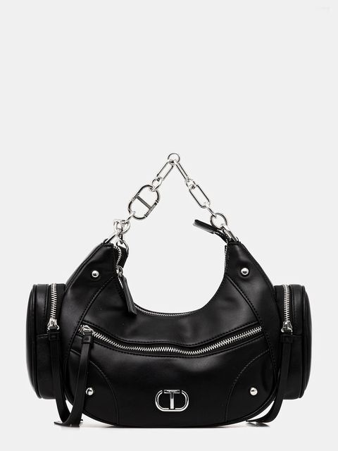 Twinset torebka kolor czarny 252TD8180 - zdjęcie produktu nr 1