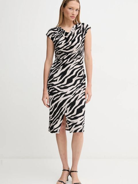 Joseph Ribkoff sukienka kolor czarny mini dopasowana 252158 - zdjęcie produktu nr 2