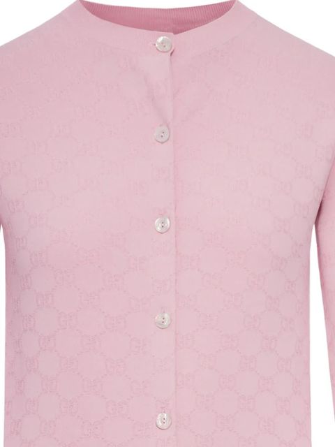 Gucci GG jacquard cardigan - Pink - zdjęcie produktu nr 2