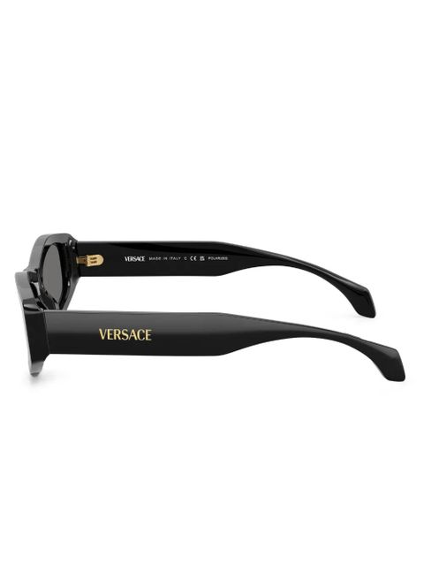 Versace Eyewear geometric-frame sunglasses - Black