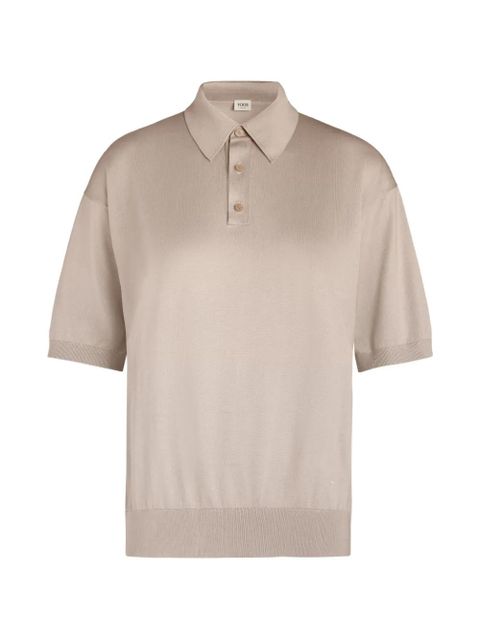 Tod's button-fastening polo shirt - Brown - zdjęcie produktu nr 1