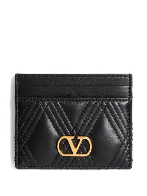 Valentino Garavani Quiltie 67 cardholder - Black - zdjęcie produktu nr 1