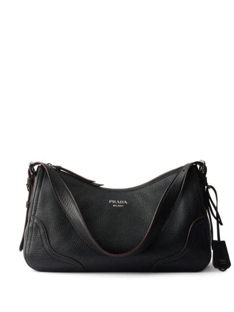 Prada Aimèe large leather shoulder bag - Black - zdjęcie produktu nr 1