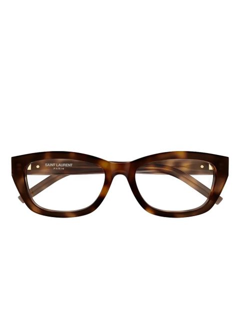 Saint Laurent Eyewear cat-eye glasses - Brown