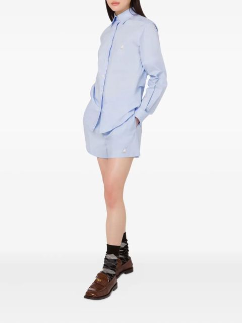 Moschino Goose poplin shirt - Blue - zdjęcie produktu nr 2