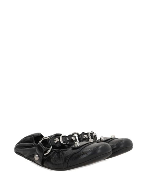 Balenciaga leather ballerina shoes - Black - zdjęcie produktu nr 2