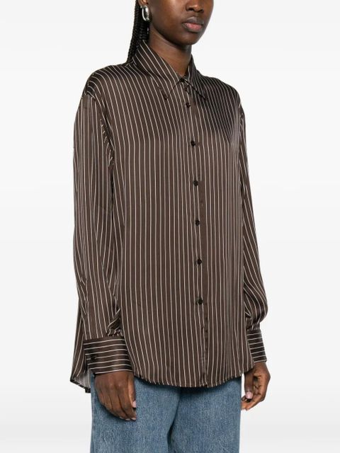 The Frankie Shop striped shirt - Brown - zdjęcie produktu nr 2