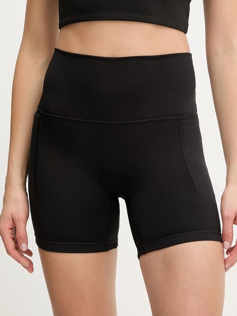 adidas Performance szorty treningowe damskie kolor czarny gładkie medium waist KT3301 - zdjęcie produktu nr 1