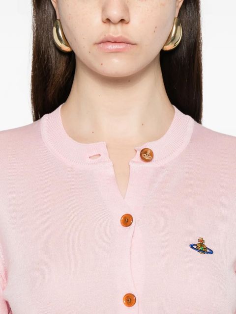 Vivienne Westwood Bea cropped cardigan - Pink