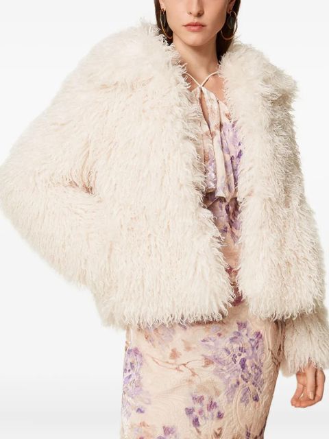 TWINSET faux-fur jacket - Neutrals - zdjęcie produktu nr 2