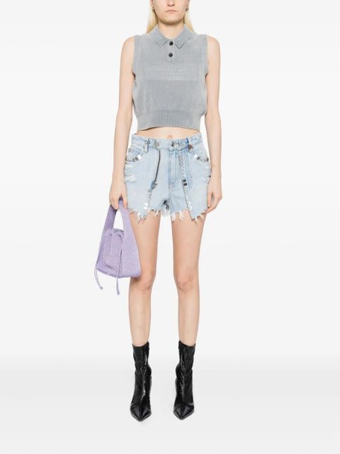 Alexander Wang double-layer skort - Blue - zdjęcie produktu nr 2