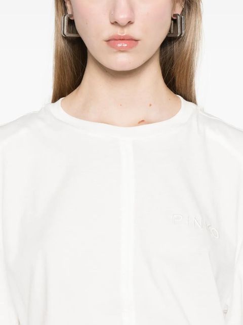 PINKO tied T-shirt - White