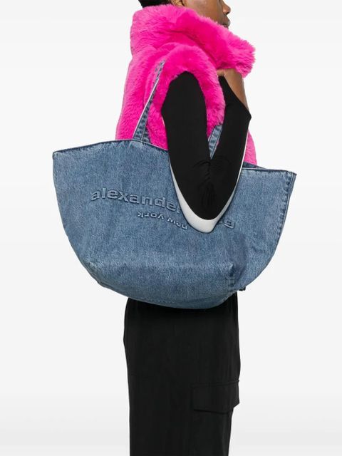 Alexander Wang Punch tote bag - Blue - zdjęcie produktu nr 2