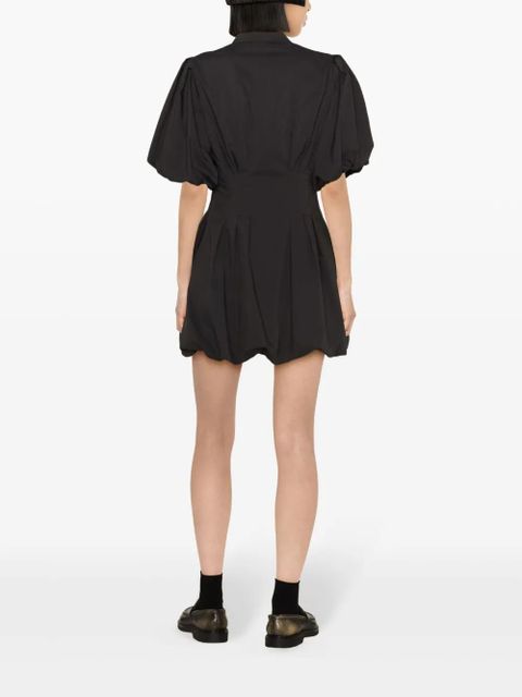 Simkhai Signature Cleo shirt minidress - Black