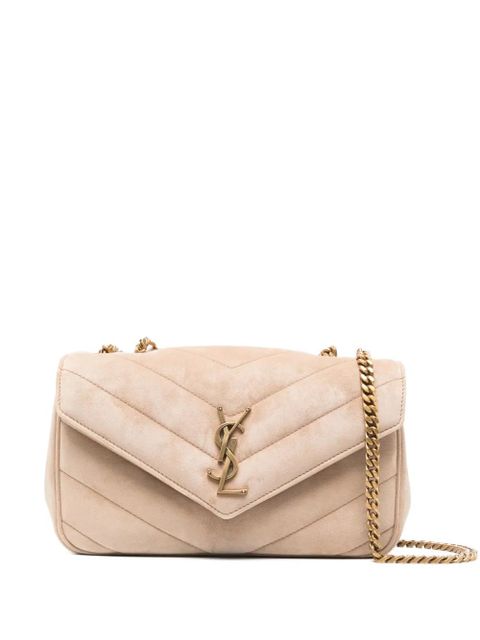 Saint Laurent small Lou Lou logo-plaque cross body bag - Neutrals - zdjęcie produktu nr 1