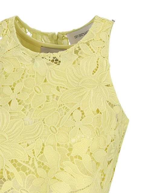 Sportmax macramé top - Yellow
