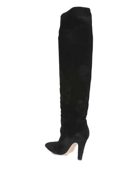 Paris Texas 100mm leather boots - Black