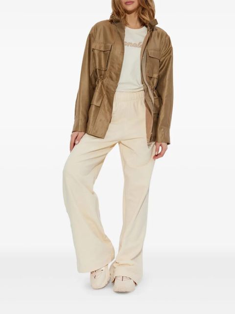 Moncler linen utility jacket - Brown - zdjęcie produktu nr 2