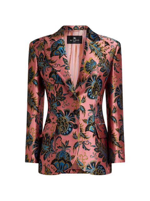 ETRO floral jacquard blazer - Pink - zdjęcie produktu nr 1