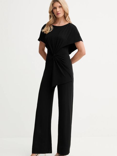 Marciano by Guess kombinezon SELENA kolor czarny z dekoltem okrągłym 5YGD14 6257A - zdjęcie produktu nr 2