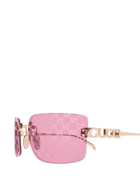 Gucci Eyewear rimless sunglasses - Gold